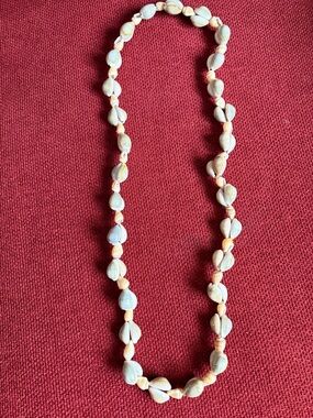 Handmade White Shell Bead Necklace - Casual Coastal Jewelry
